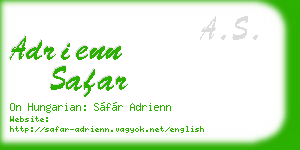 adrienn safar business card