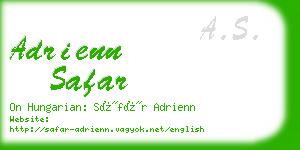 adrienn safar business card